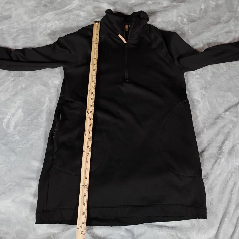 Indyeva Bero IV Pine Womens Pullover Size M Long Tall Fit Fleece Lined Black - Picture 10 of 12